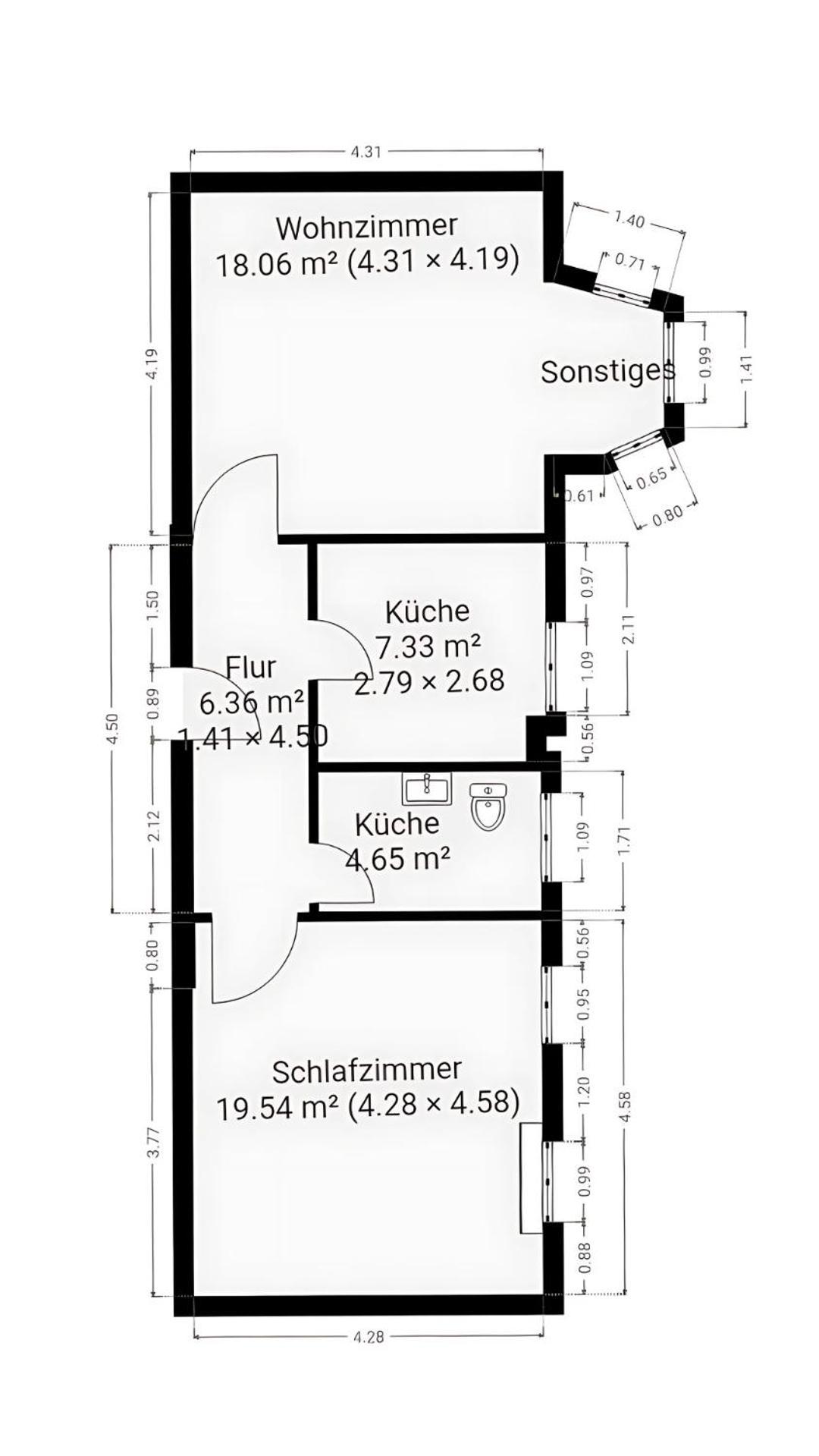 #1 Rebelrents - 4P - Apartment Smart-Tv - Wlan - Voll Ausgestattete Kueche Zeitz Exterior photo